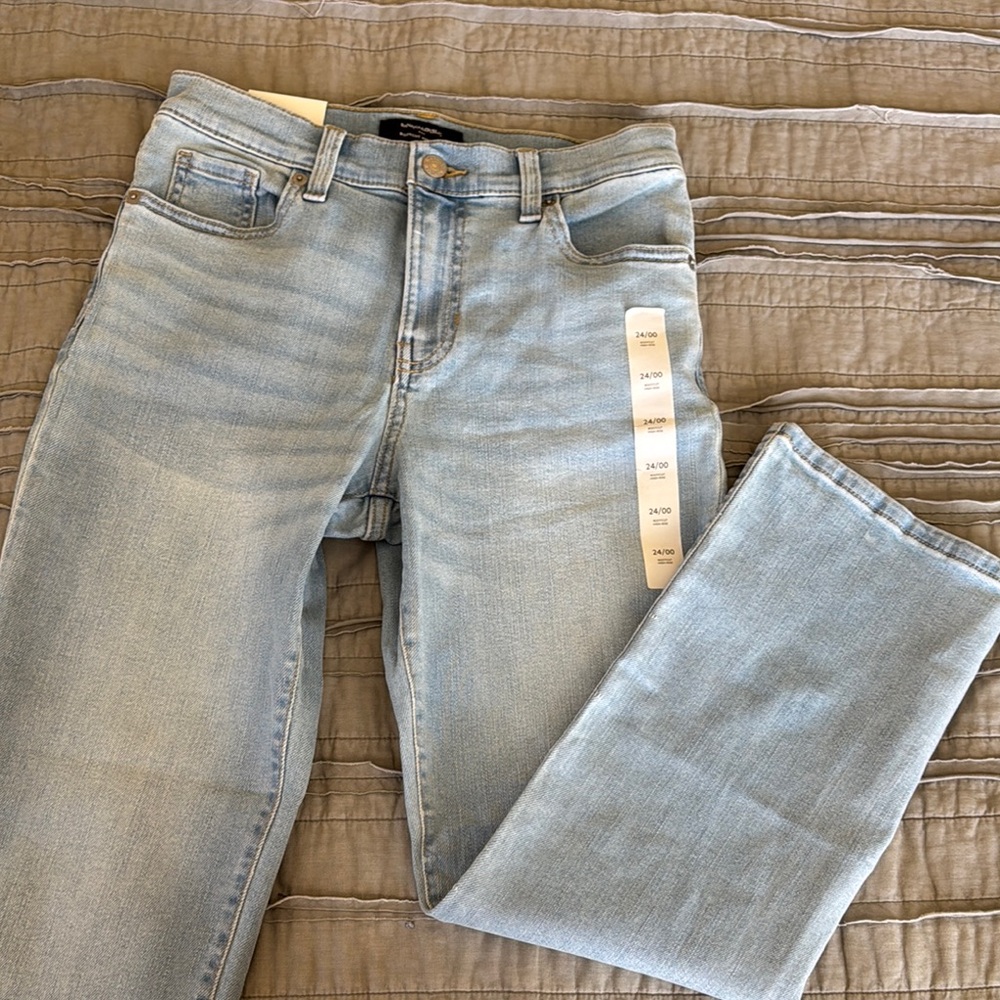 NWT Banana Republic bootcut flare cropped high rise jeans